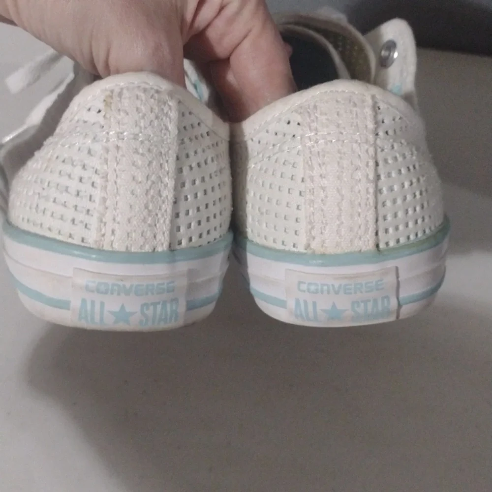 Youth Converse Perforated Sneakers size 6